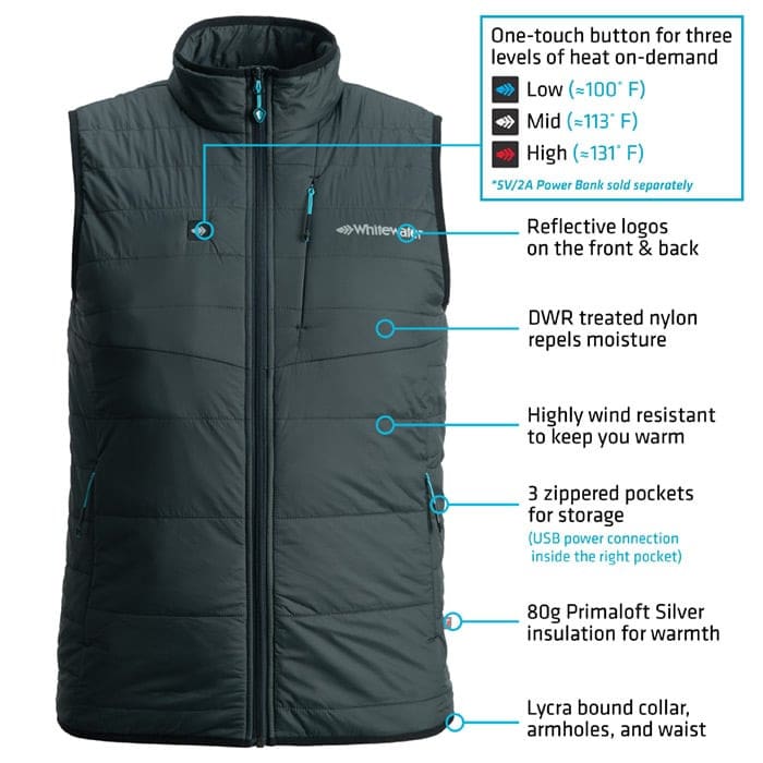 Whitewater Torque Heated Fishing Vest