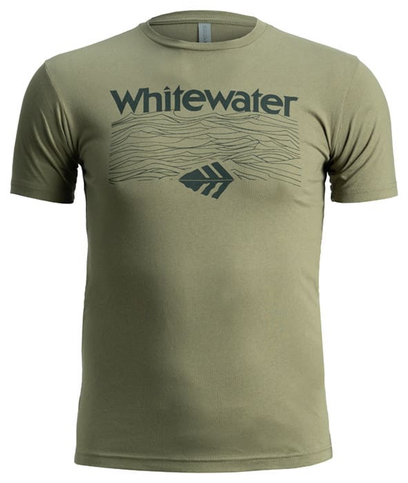 Whitewater Cresting Waves Logo Tee