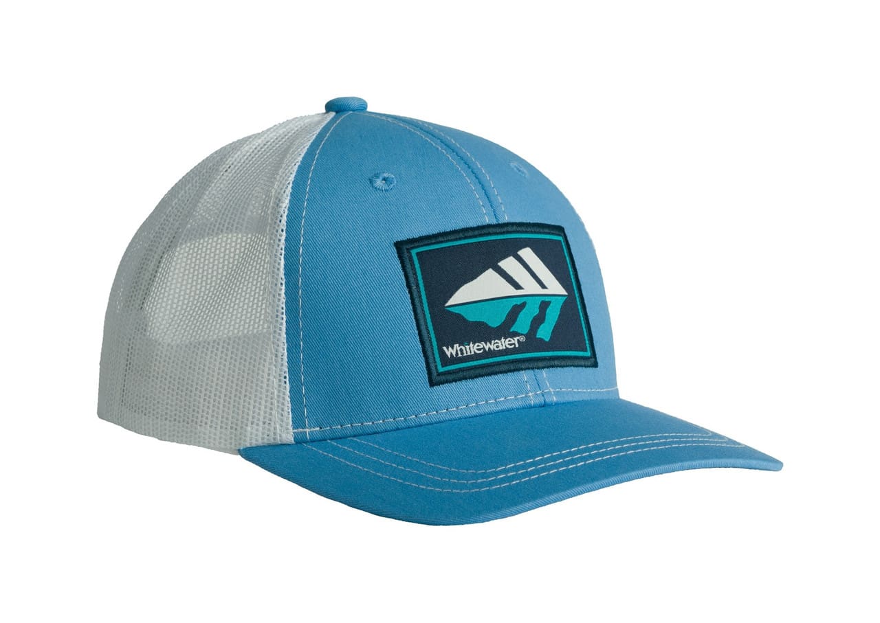 whitewater-water-mark-hat-blue-bell-front right facing