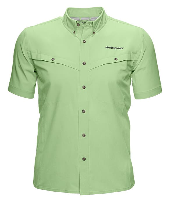 Whitewater Rapids Short Sleeve Fishing Shirt Sale